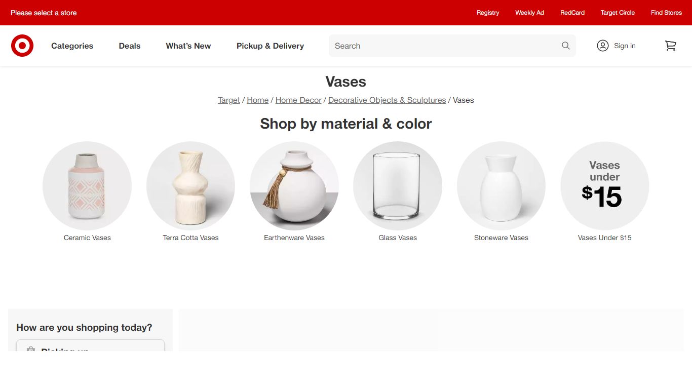 Vases : Target